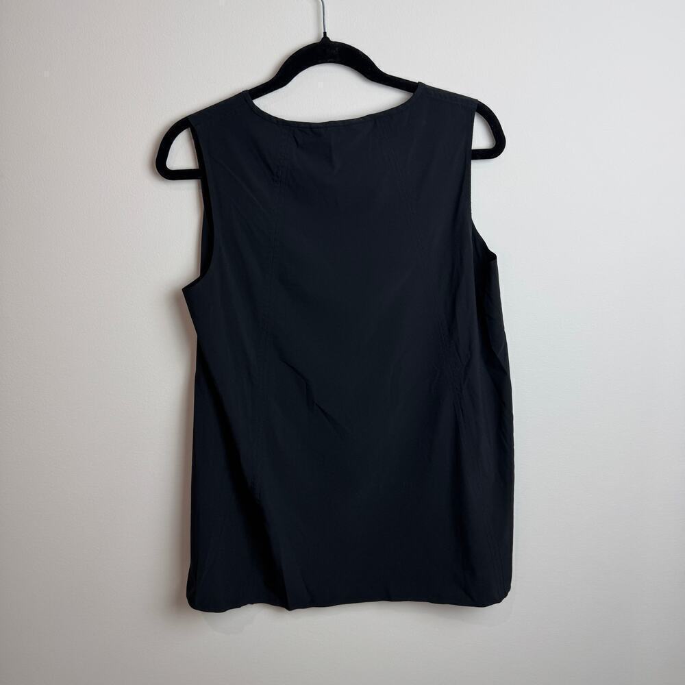 Athleta Black Sleeveless Top Lightweight, Athletic Top Medium - Picture 5 of 5